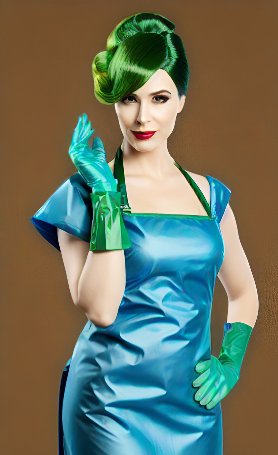 Dr. Poison Ivy 2 - doctor poison ivy with surgical gown and surgical gloves preview