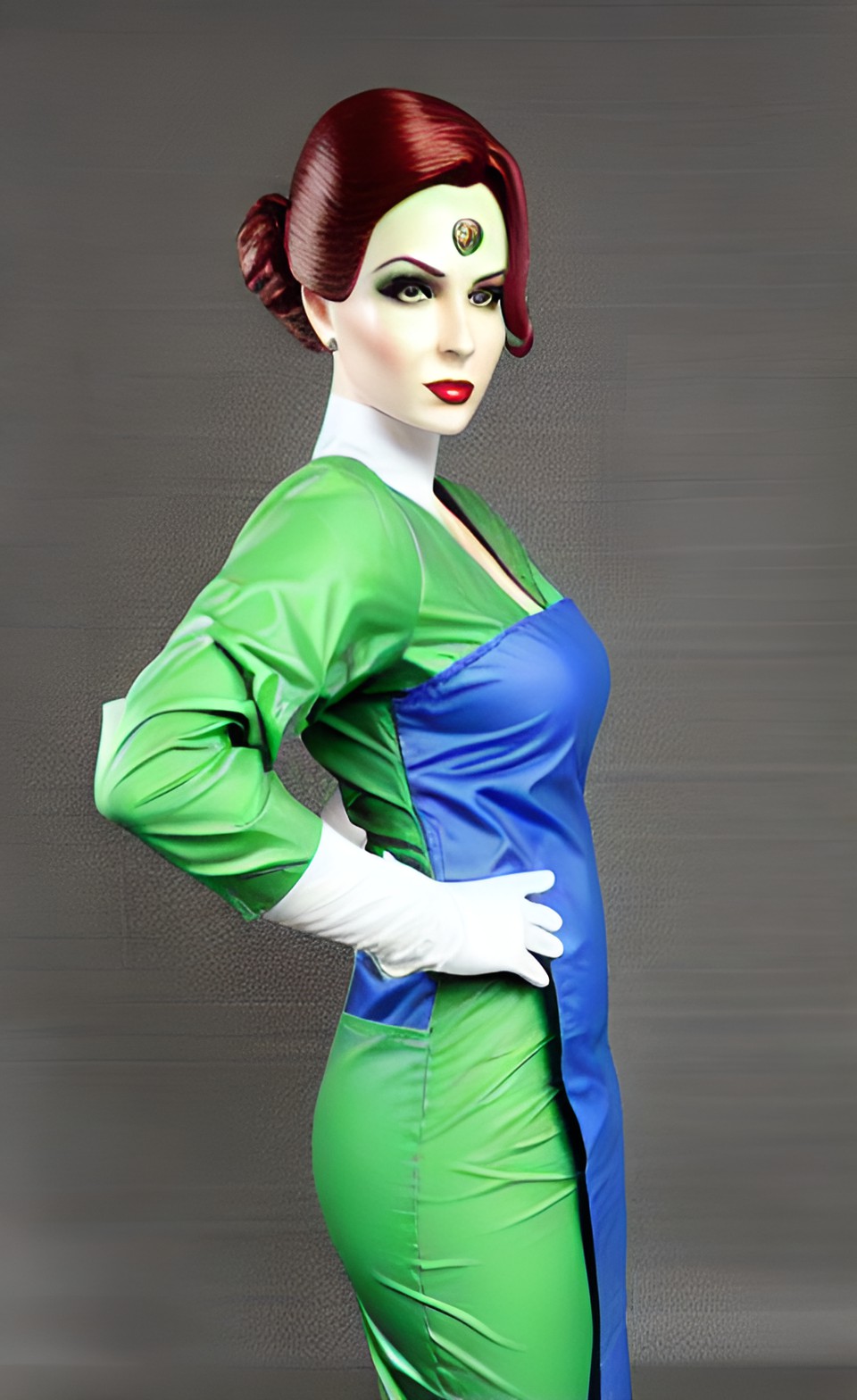 Dr. Poison Ivy 3 - doctor poison ivy with surgical gown and surgical gloves preview