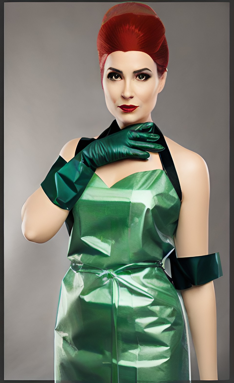 Dr. Poison Ivy 5 - doctor poison ivy with surgical gown and surgical gloves preview