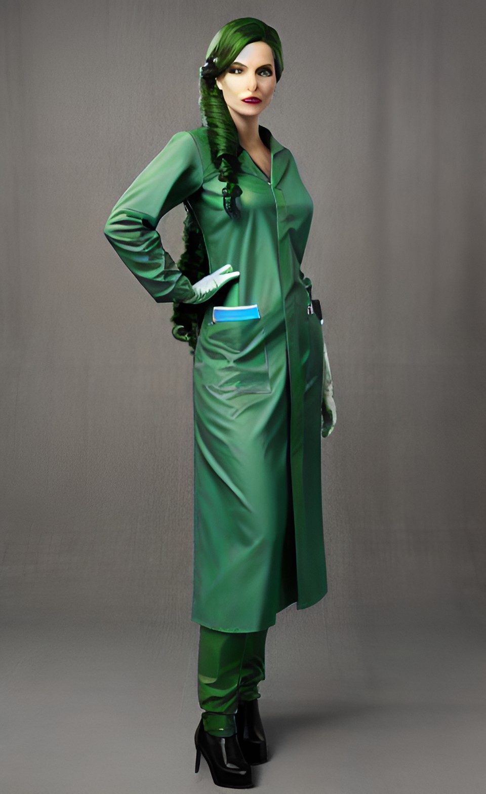 Dr. Poison Ivy 8 - doctor poison ivy with surgical gown and surgical gloves preview