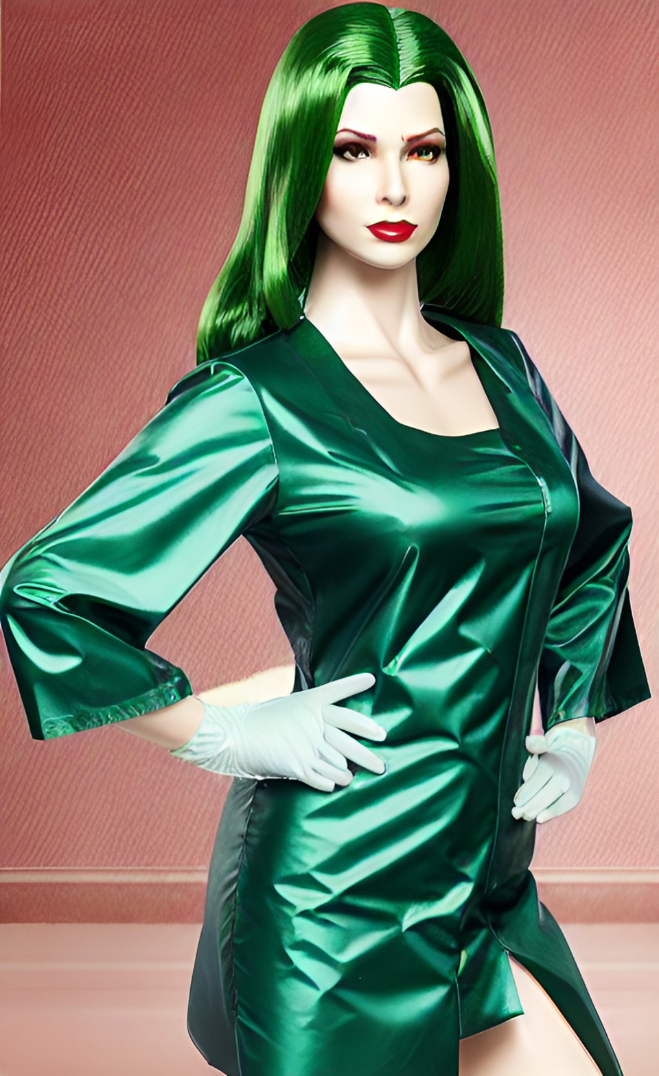 Dr. Poison Ivy 12 - doctor poison ivy with surgical gown and surgical gloves preview