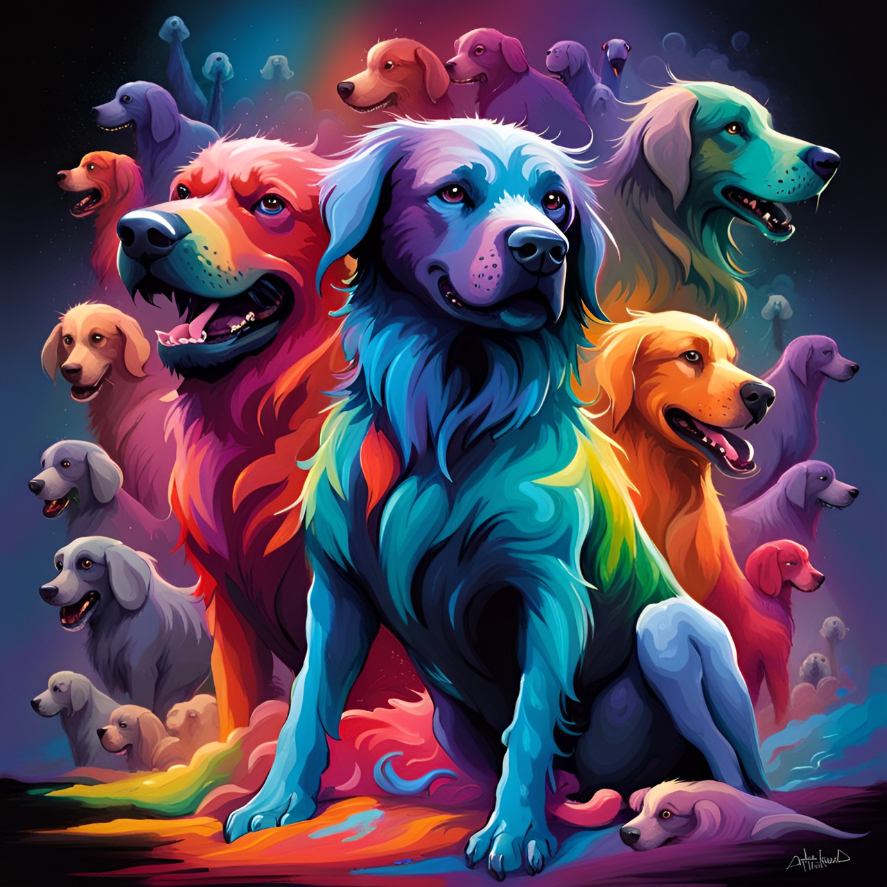 rainbow dogs preview