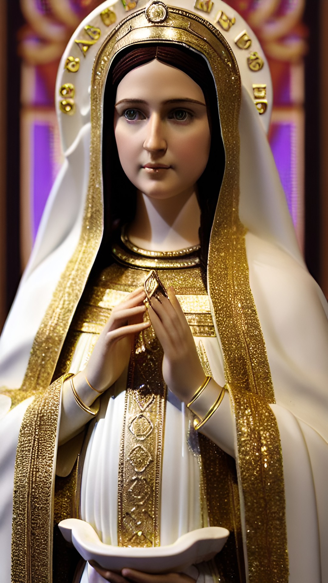 wax figure of the virgin mary preview