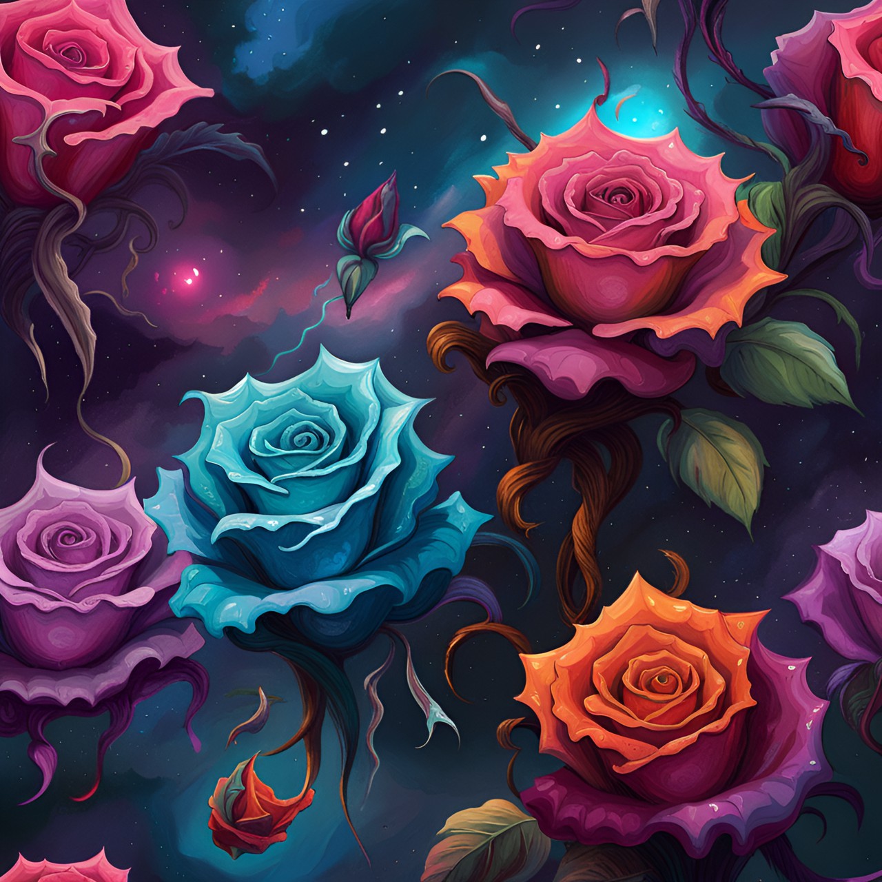 galaxy roses preview