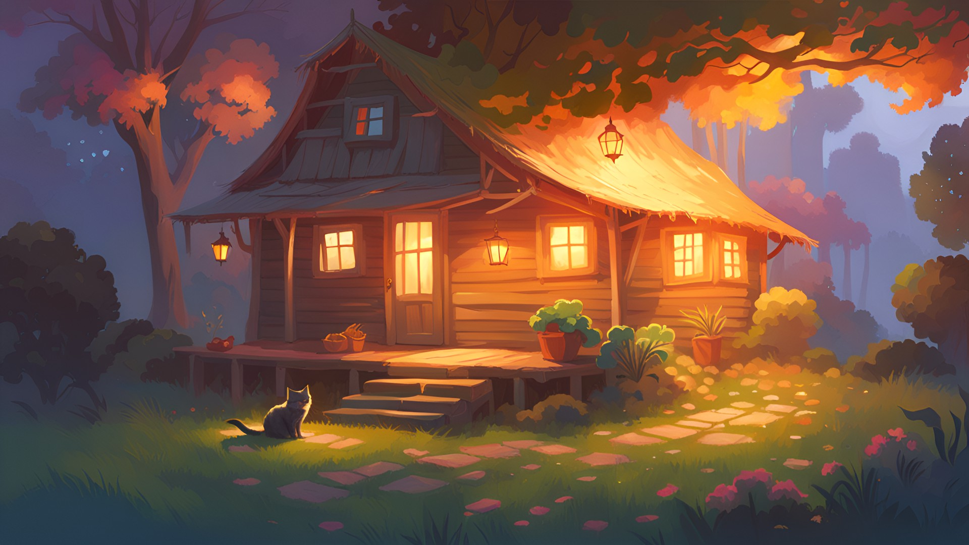 cozy cat cottage preview