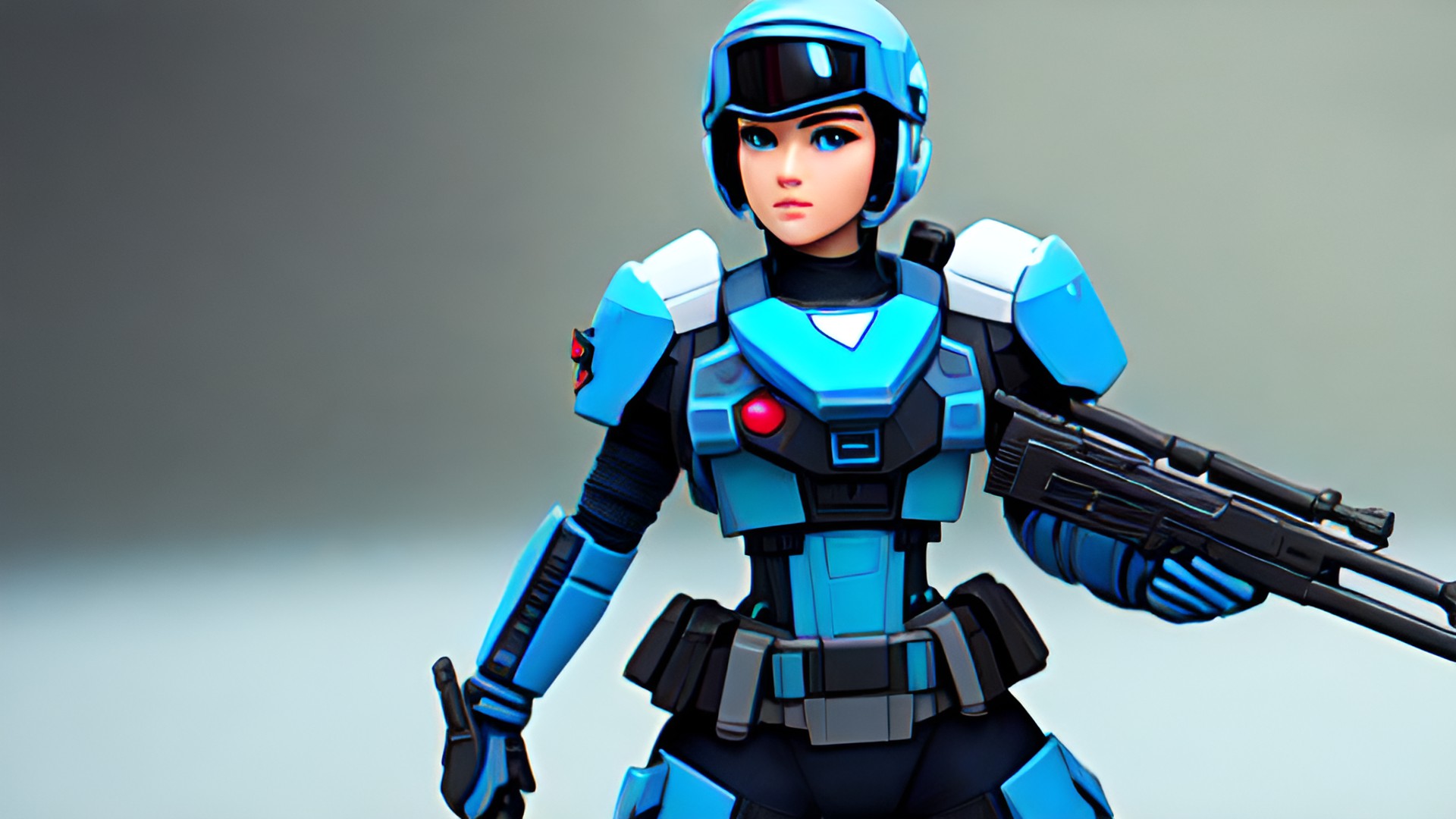 Blue Angel - powder blue rebel infiltrator preview