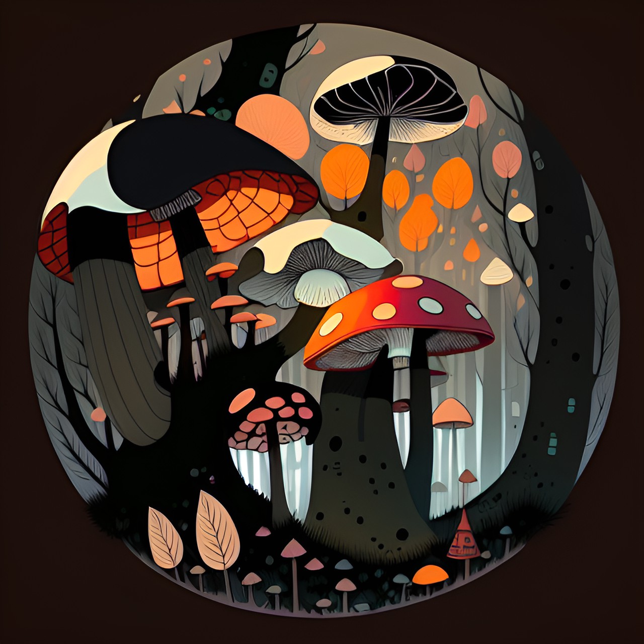 . - mushrooms preview