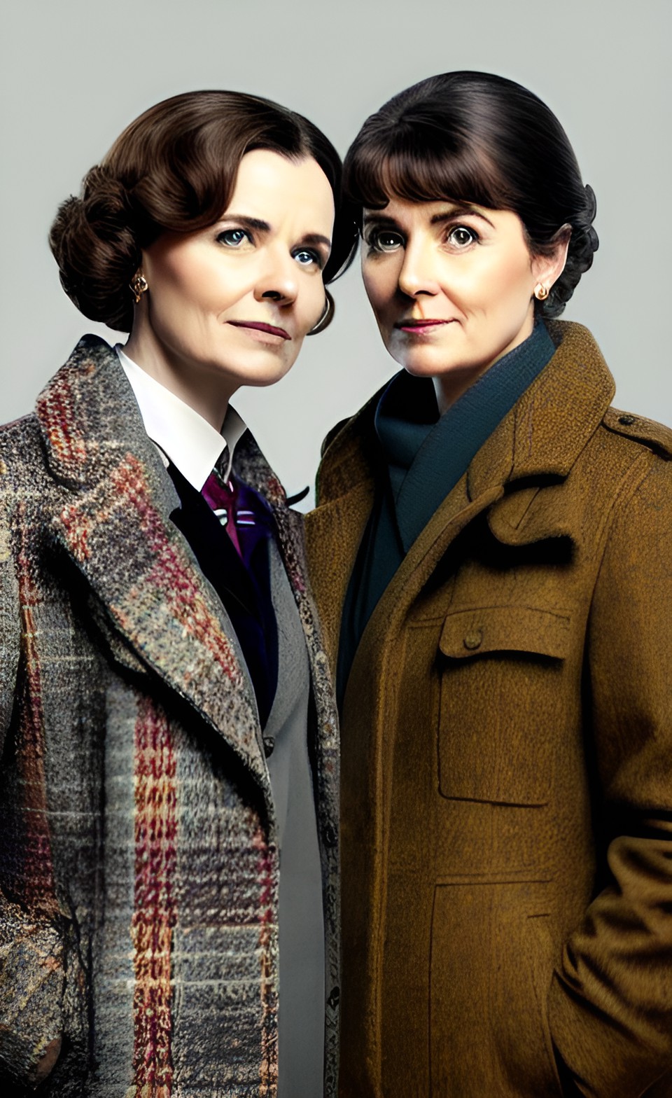 Sherlock and Watson - woman sherlock holms and woman dr. watson preview