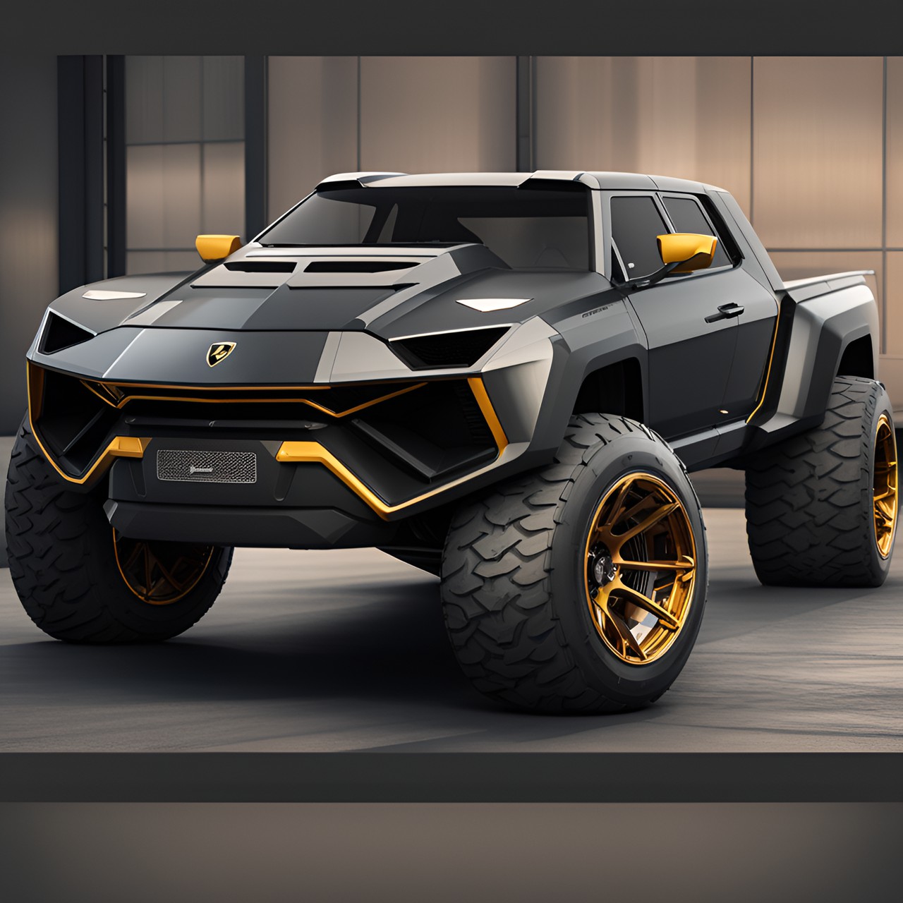 lamborghini truck widebody concept preview