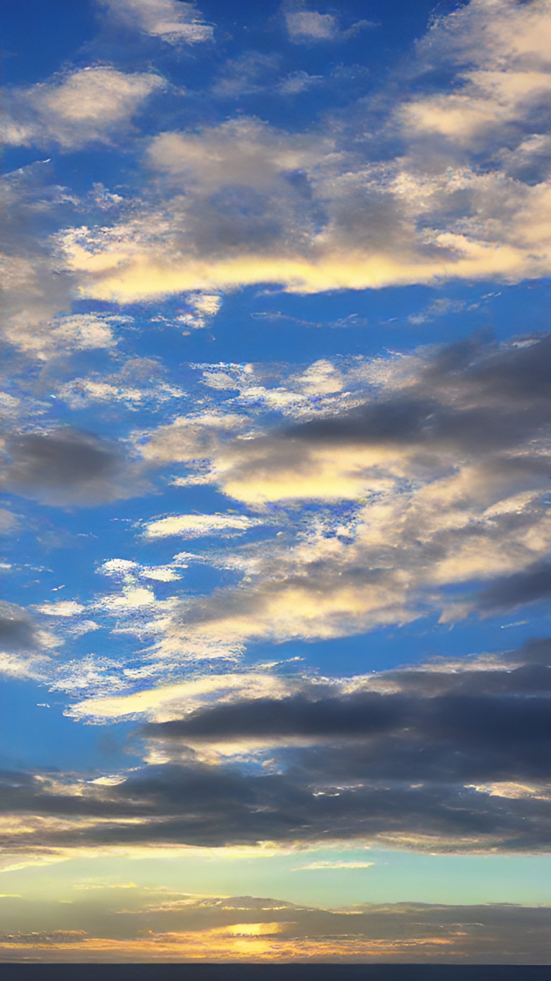 clouds over the sea. calm preview