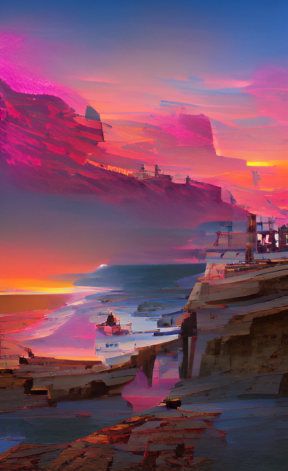 light - sunset cliffs preview