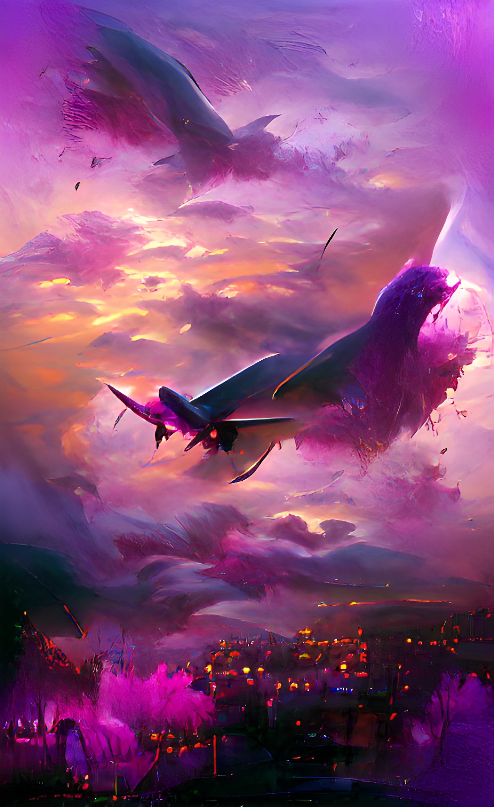 ps - fly into the purple sky preview