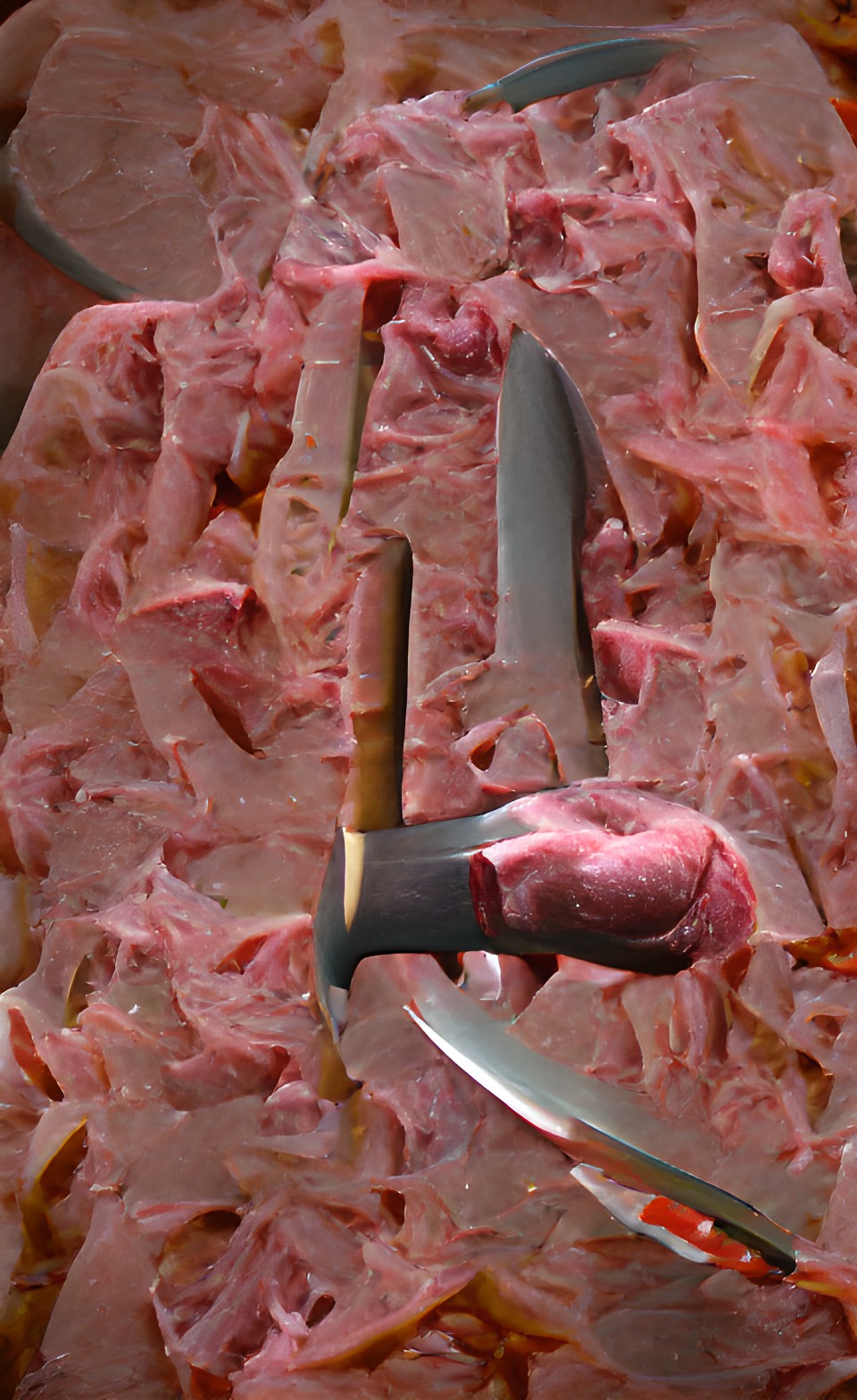 Meats - meat with a knife preview