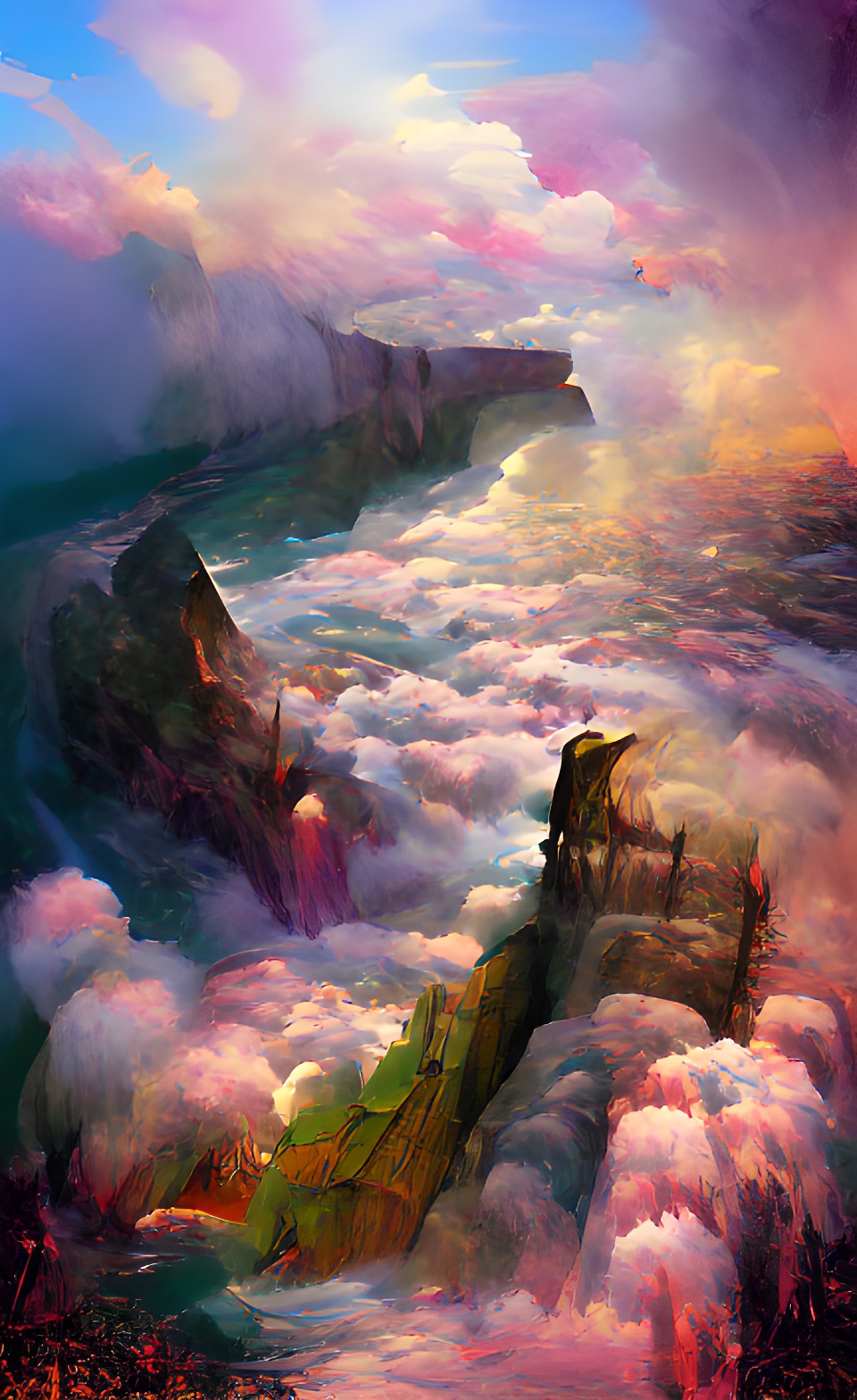 cliffs in the clouds preview