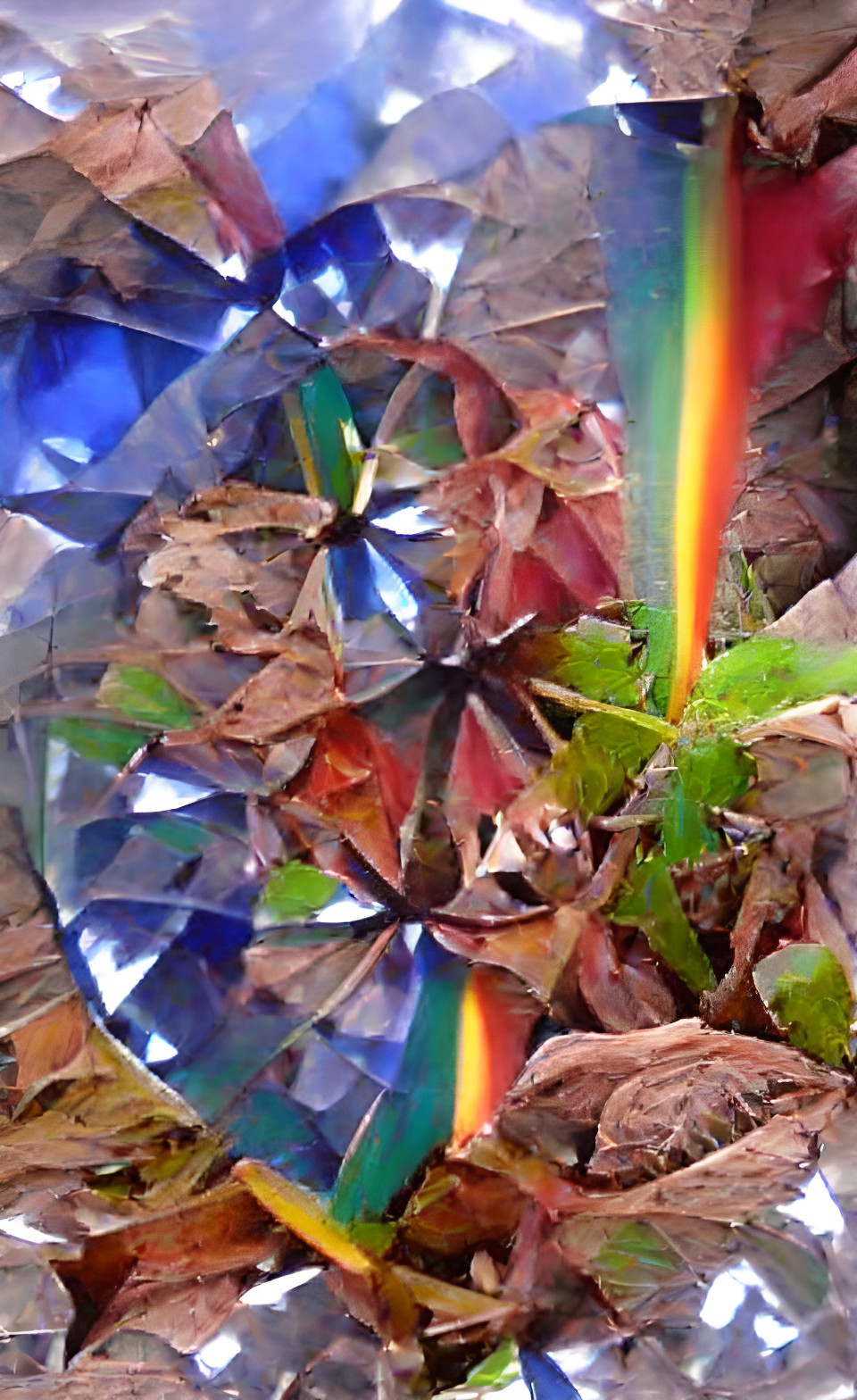 rainbow roygbiv color wheel diamond nature preview