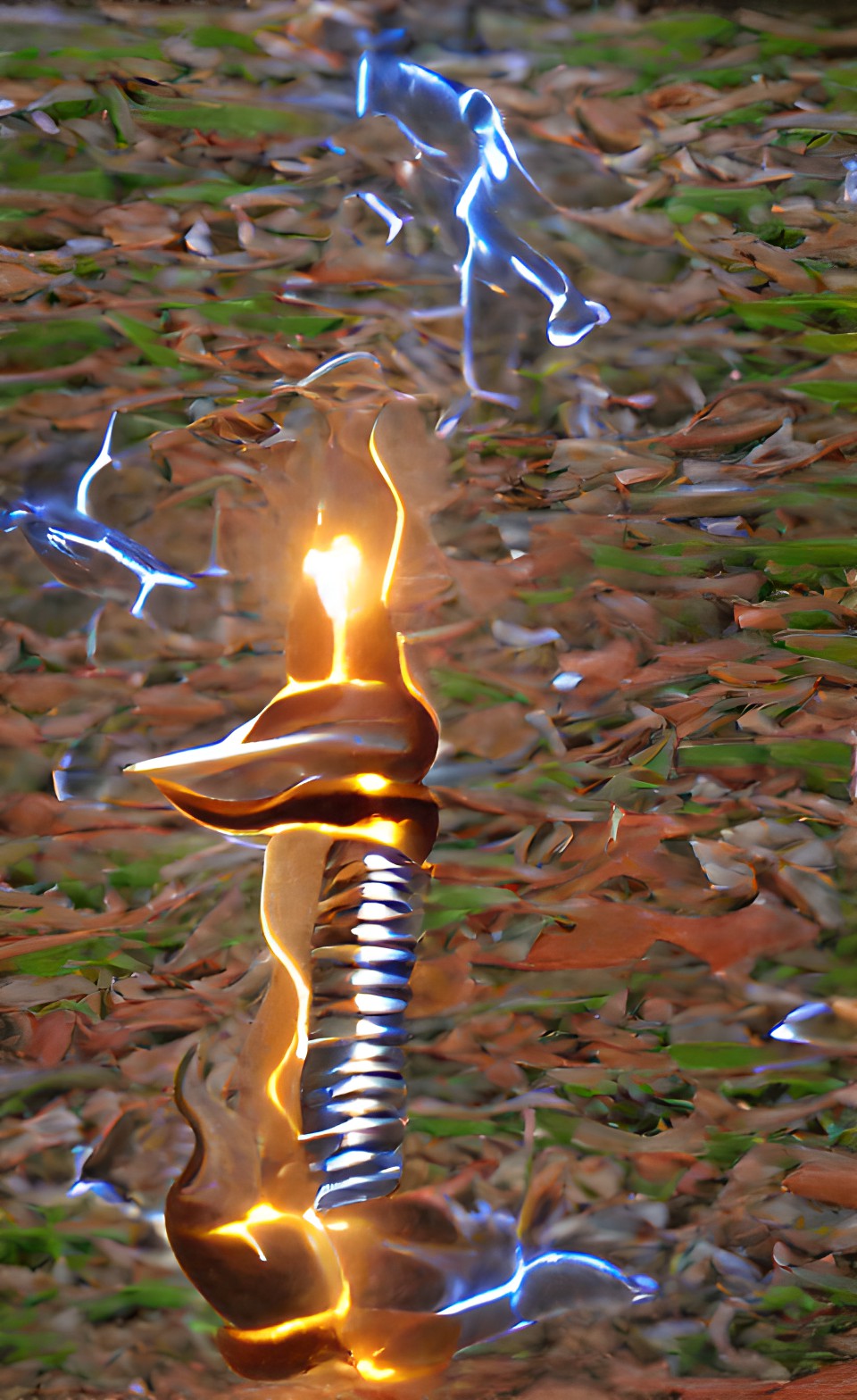 magical lighting bolt burning the world preview