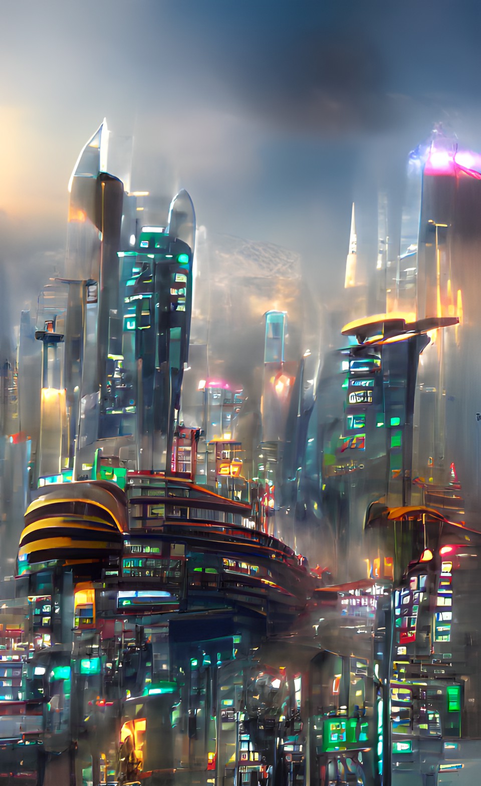 futuristic city preview