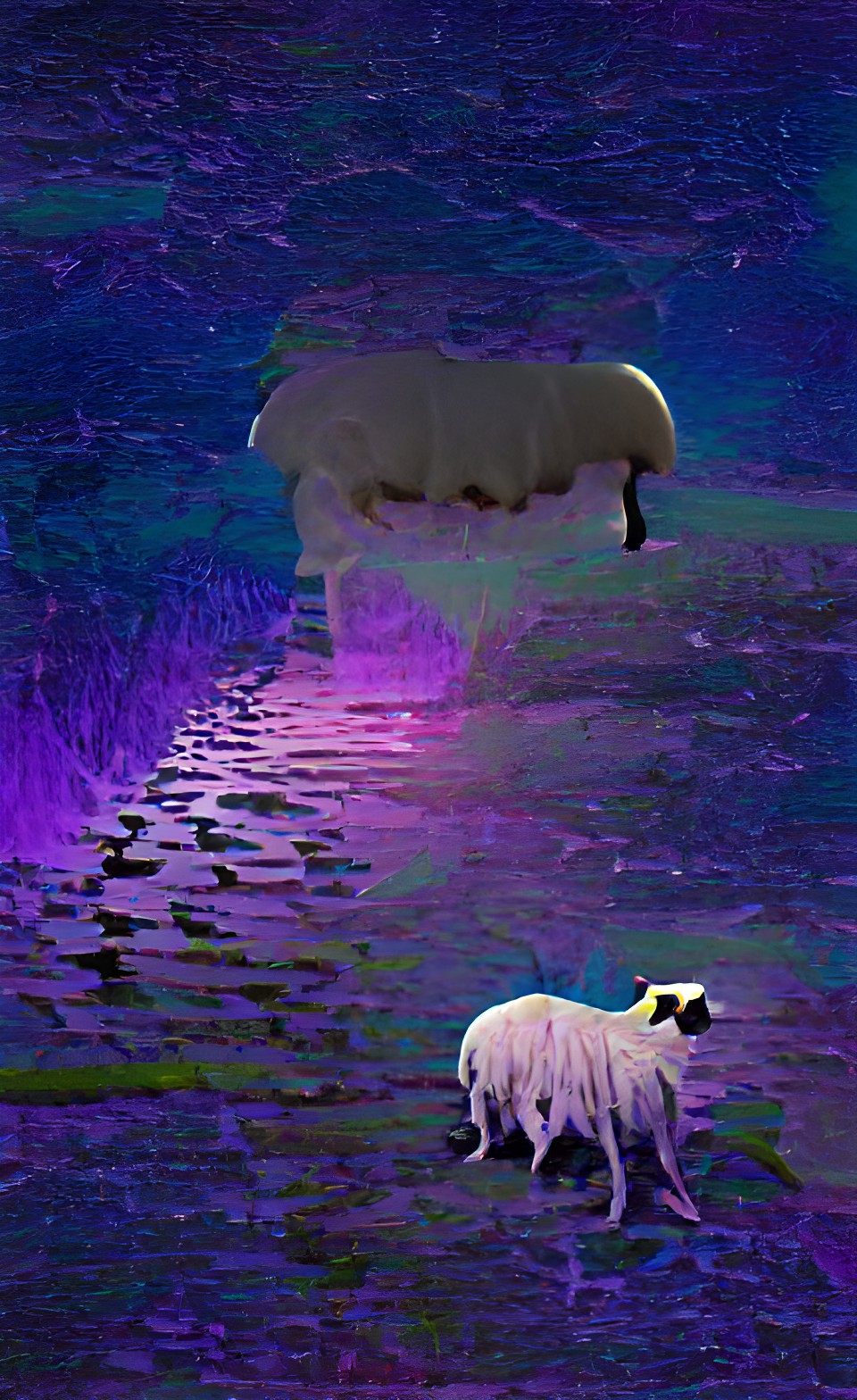 foolish sheep wandering into the jaws of night preview