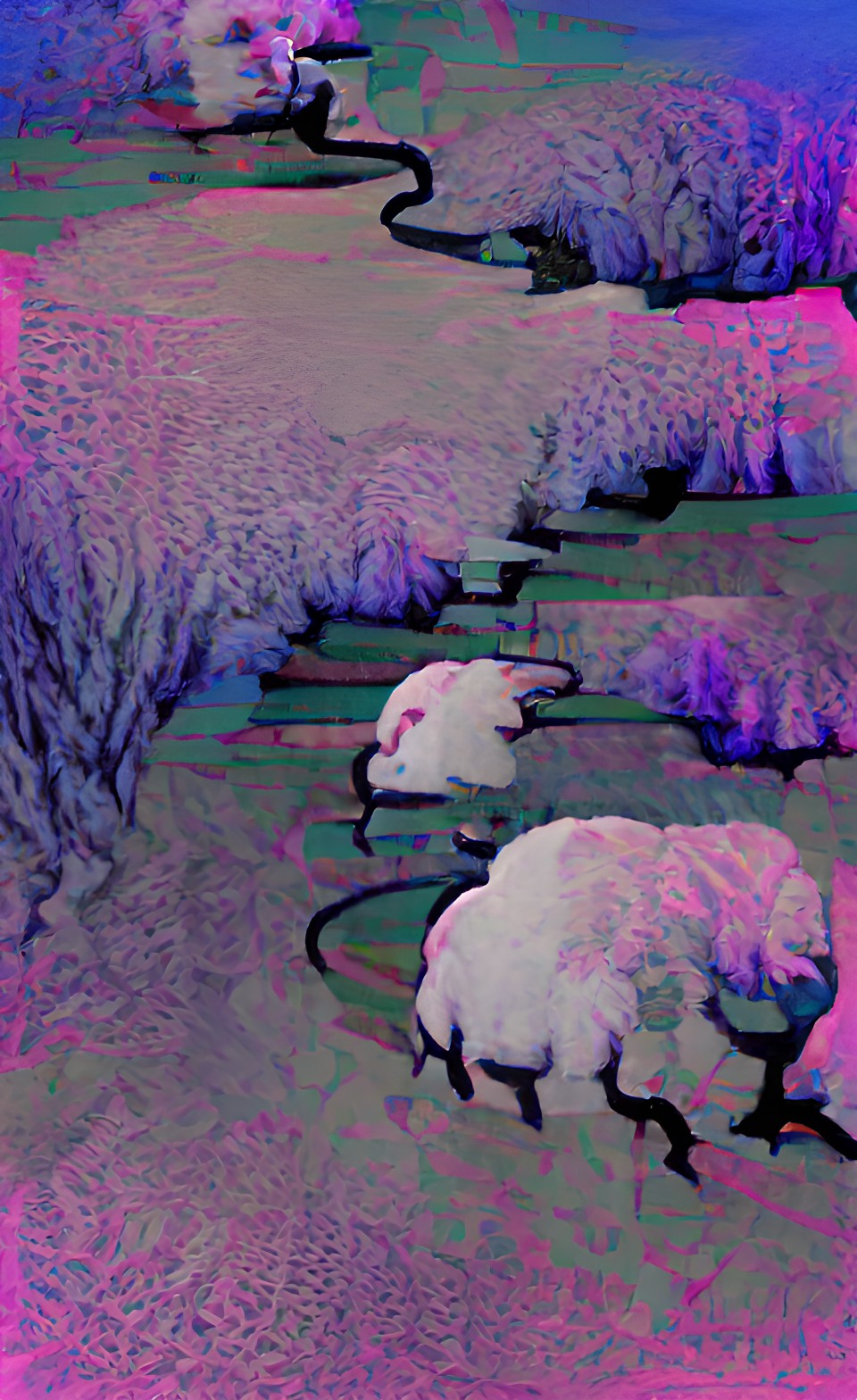 the winding paths of foolish sheep who wander into the cold biting deadly jaws of night preview